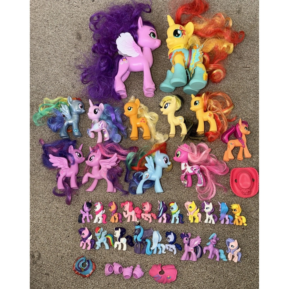 Huge Lot Of My Little Pony Blind Bag Figures / Brushable Figures / Vinyl Figures